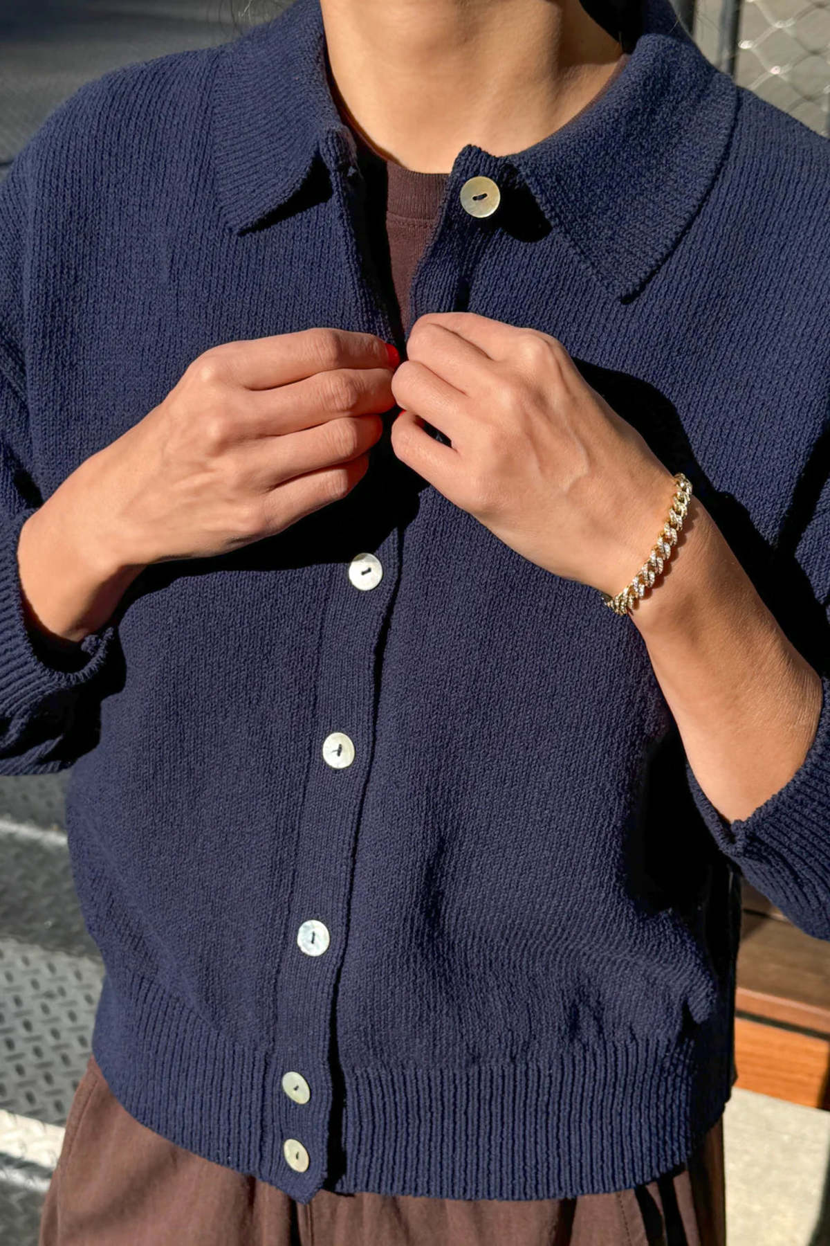 Le Bon Shoppe Club Cardigan Sweater - Image 4 of 5