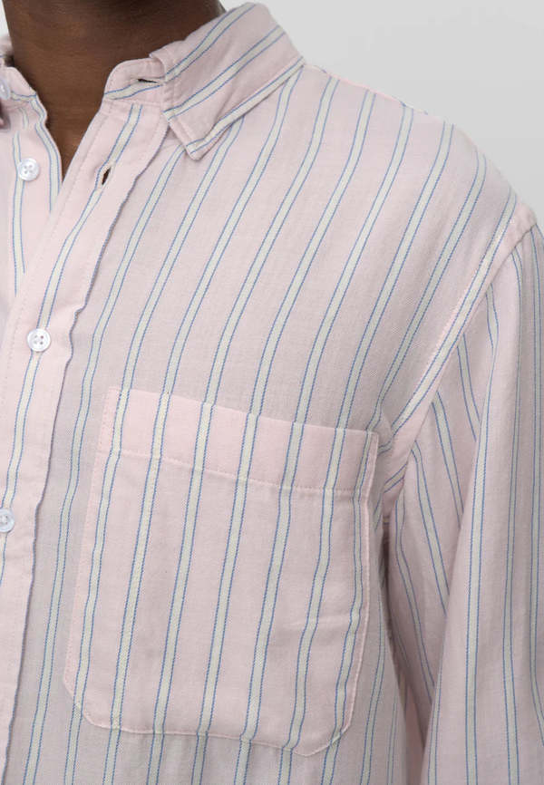 Minimum Pedro RLX Striped Shirt - Primrose Pink