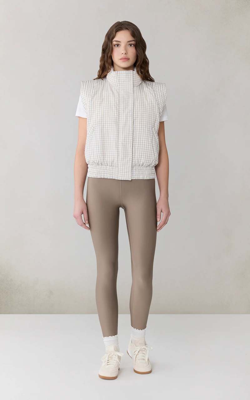 SOIA & KYO Brenna Reversible Vest - Light Oak