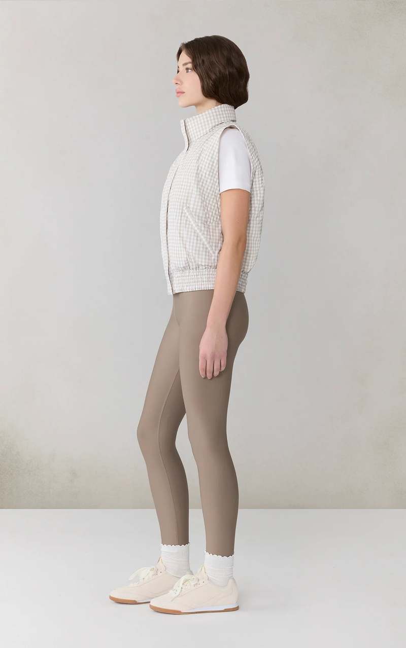 SOIA & KYO Brenna Reversible Vest - Light Oak