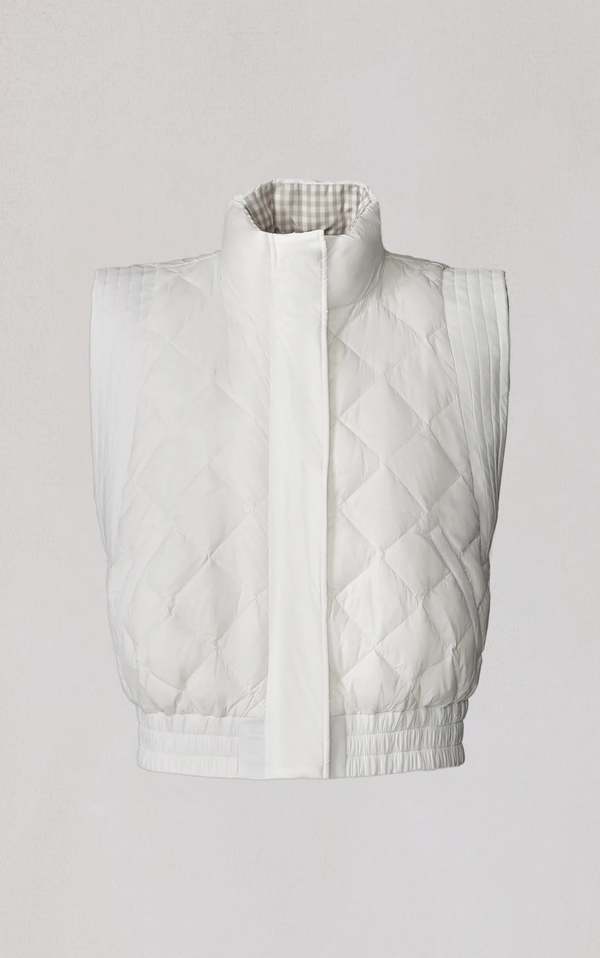 SOIA & KYO Brenna Reversible Vest - Light Oak
