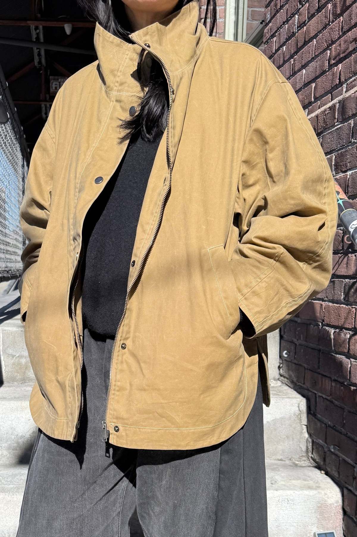 Le Bon Shoppe Blair Waxed Cotton Jacket - Image 3 of 8