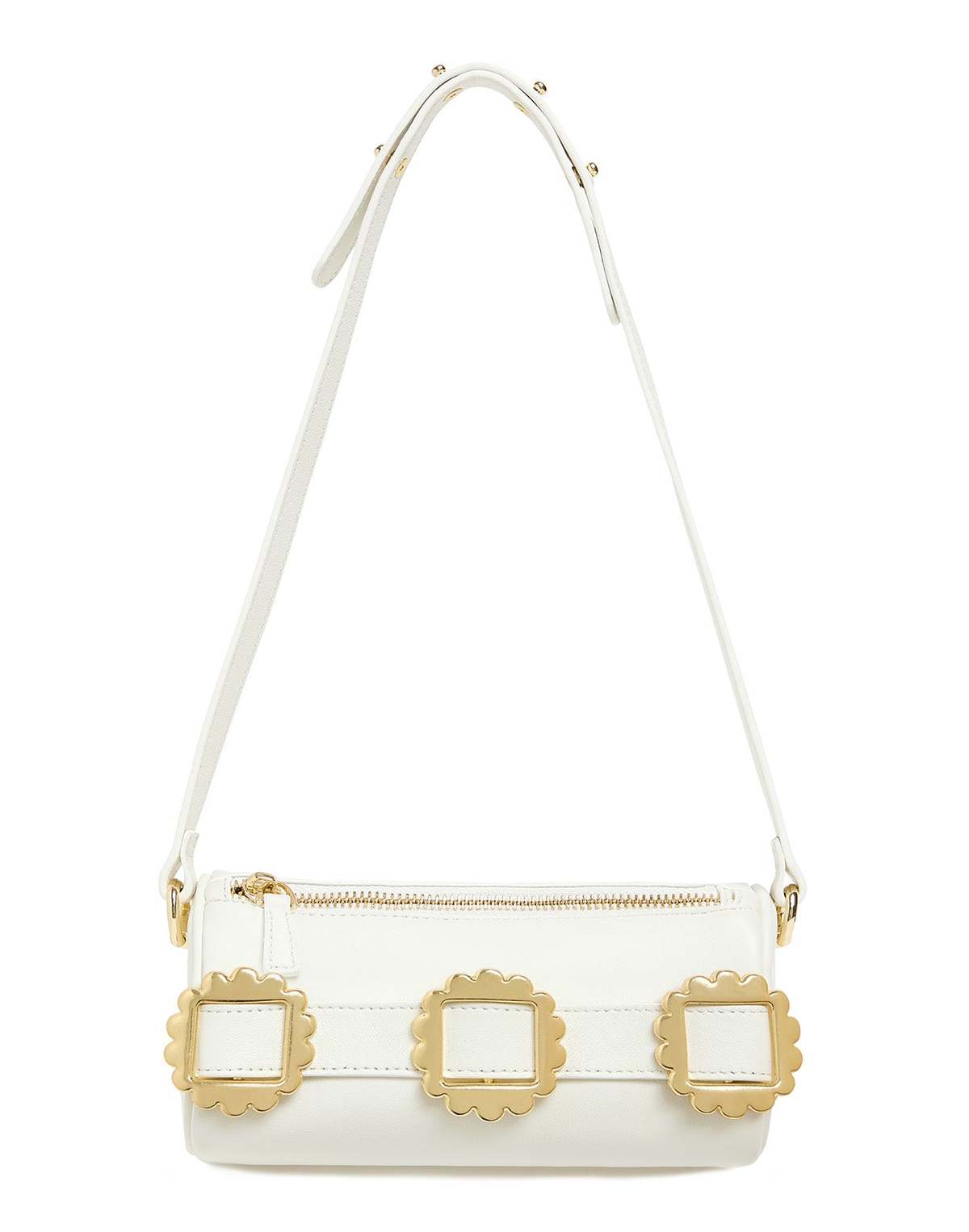 Cynthia Rowley Mini Drum Bag - White - Image 2 of 5