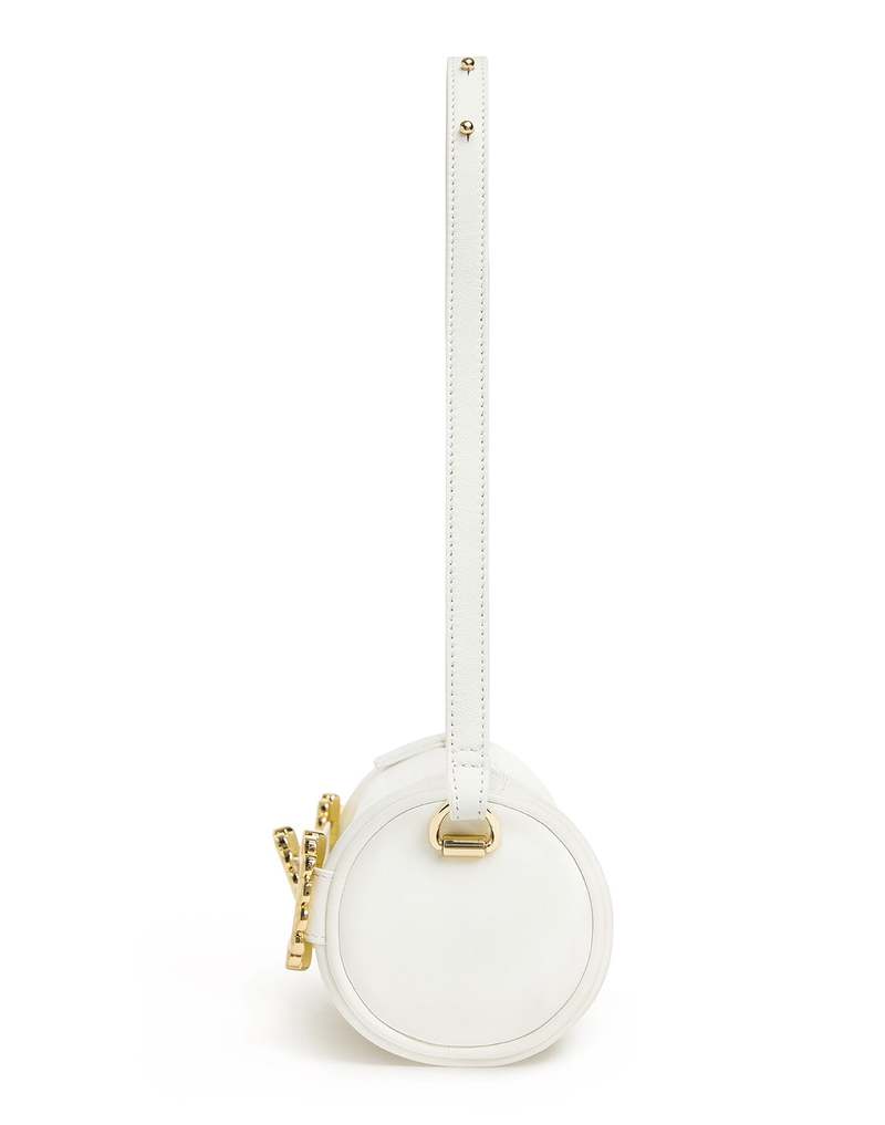 Cynthia Rowley Mini Drum Bag - White