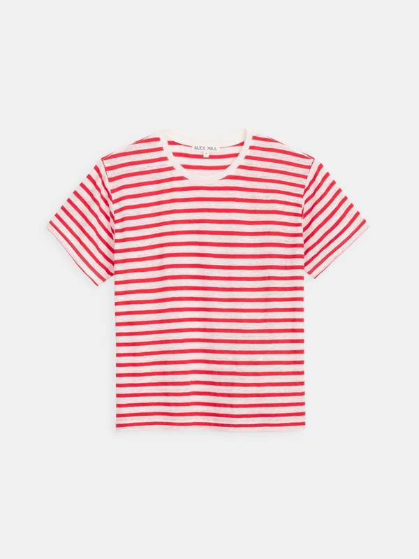Alex Mill Garcon Linen Cotton Striped Tee Alex Mill Garcon Linen Cotton Striped Tee