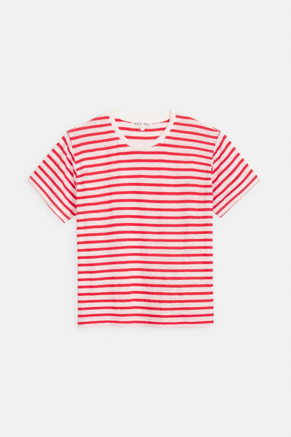 Alex Mill Garcon Linen Cotton Striped Tee