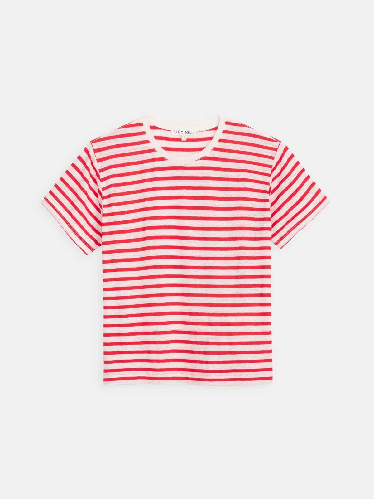 Alex Mill Garcon Linen Cotton Striped Tee - Image 1 of 4