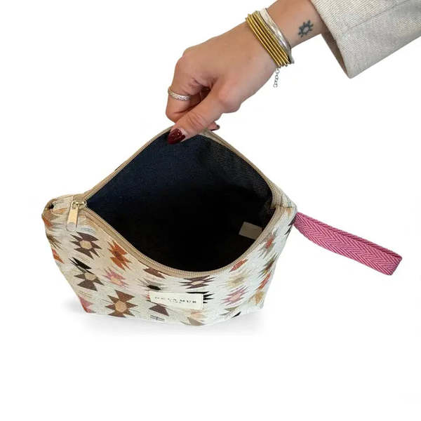 De La Mur Lines Large Makeup Bag