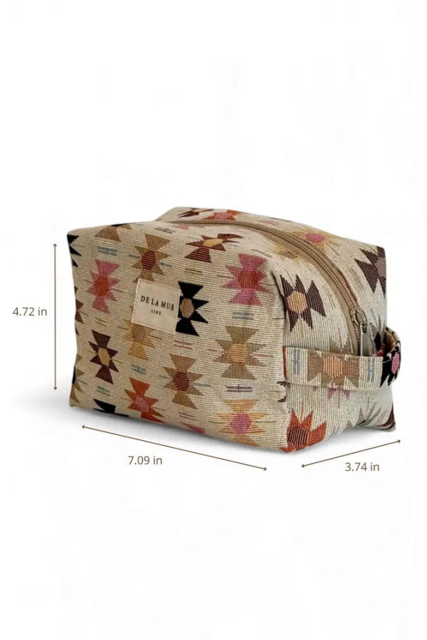 De La Mur Lines Squared Makeup Bag