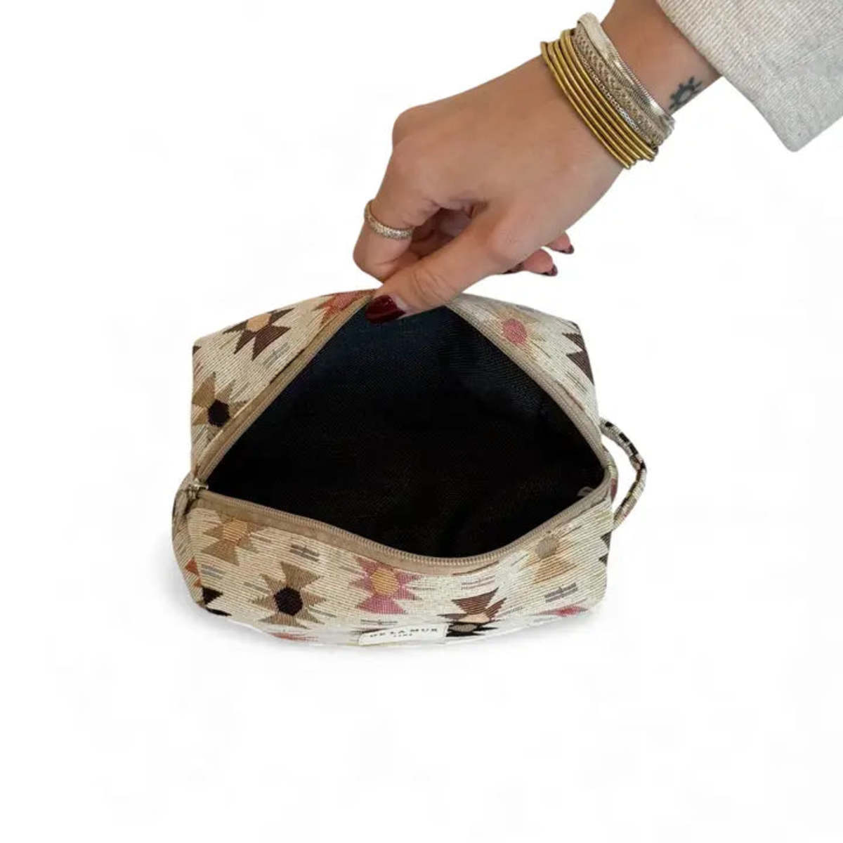 De La Mur Lines Squared Makeup Bag - Image 3 of 3