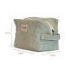 De La Mur Lines Squared Makeup Bag - Light Green - Thumbnail 2