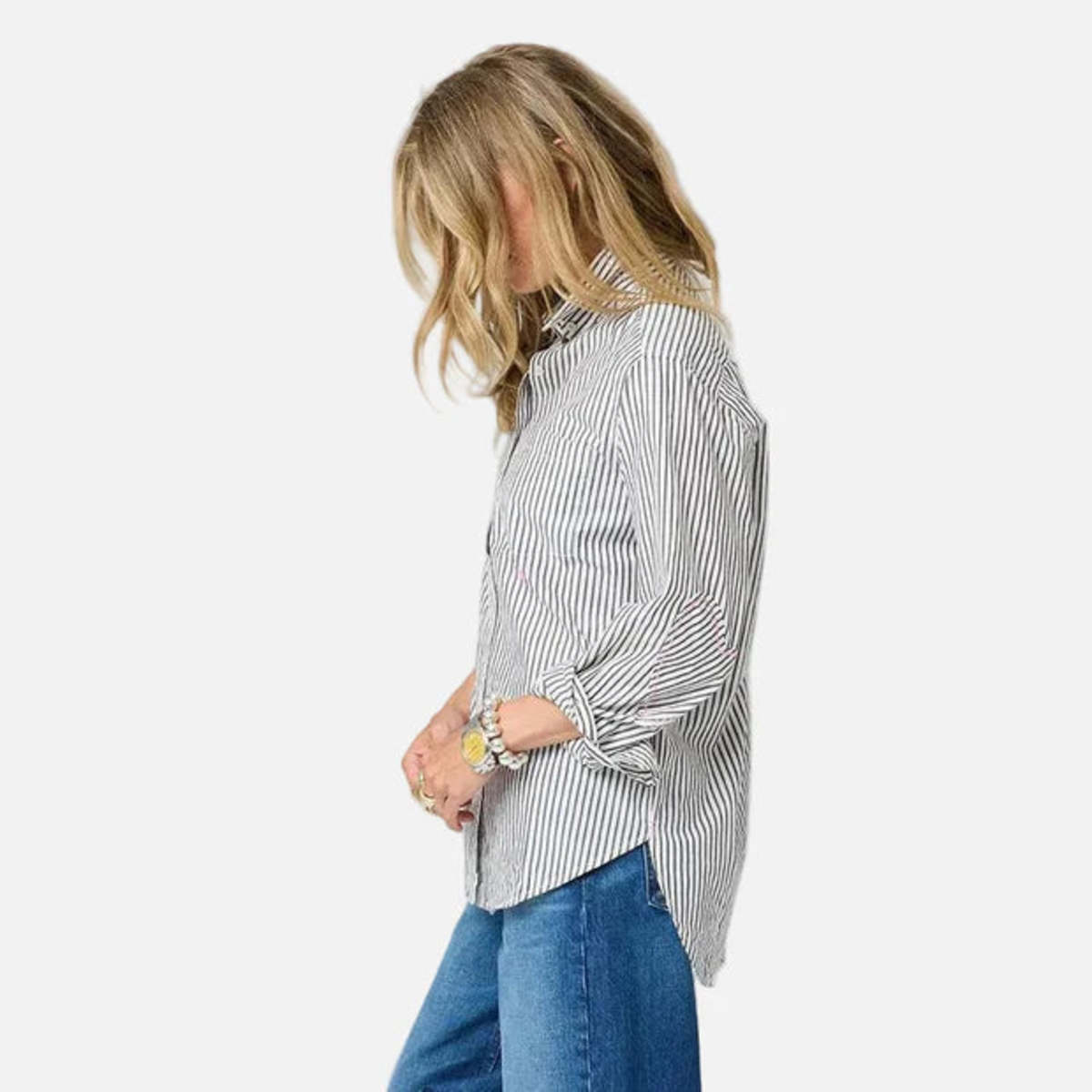 Kerri Rosenthal Mia Stripe Shirt - Image 1 of 4