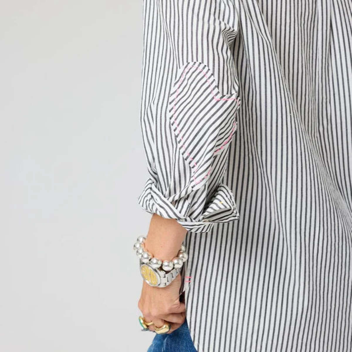 Kerri Rosenthal Mia Stripe Shirt - Image 2 of 4