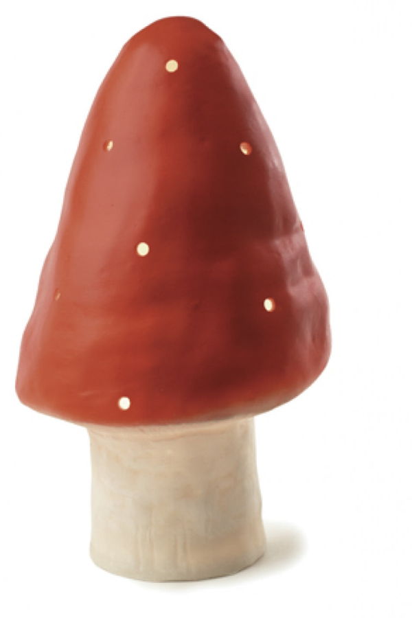 Egmont Mushroom Lamp - Red