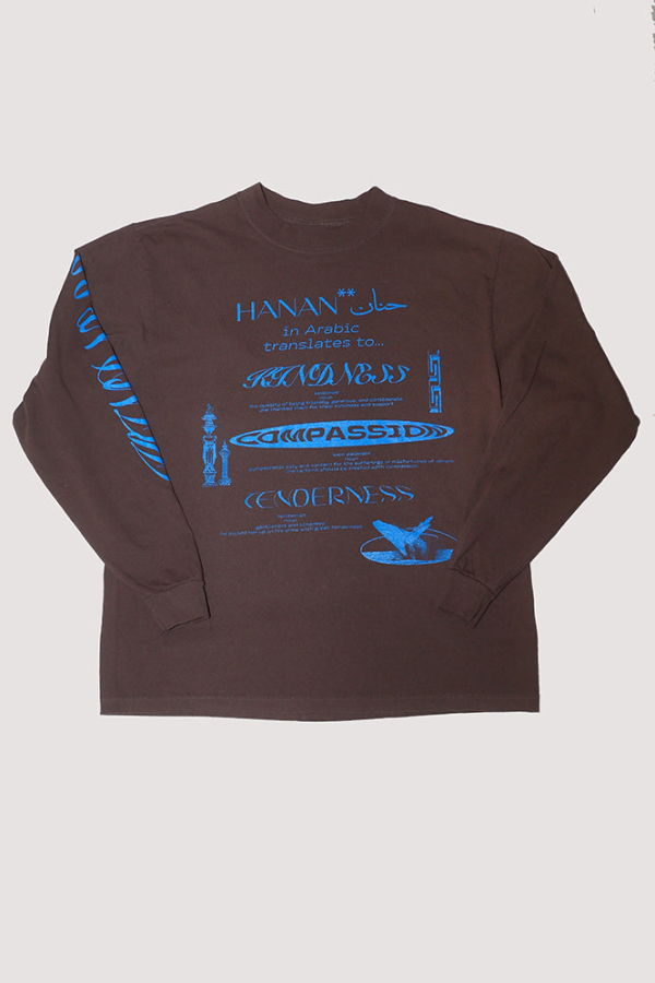 Hanan Sharifa Limited Edition Kindness Long Sleeve Tee