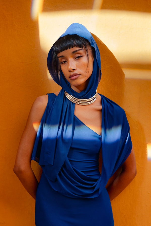 Hanan Sharifa Merzouga Dress - Blue