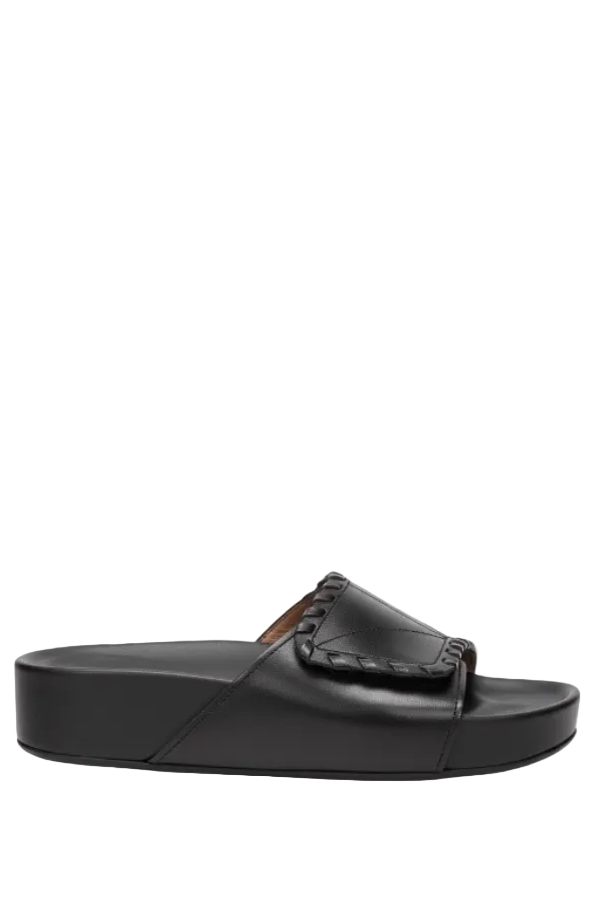 ATP Atelier Novello Stitch Sandals - Black