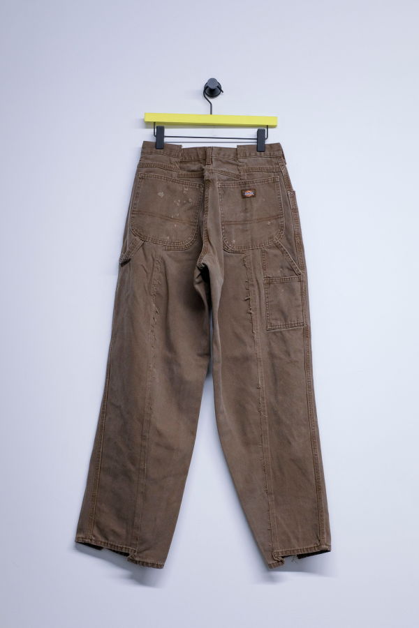 Old Park Mocha Duck Cotton Baggy Carpenter Pants