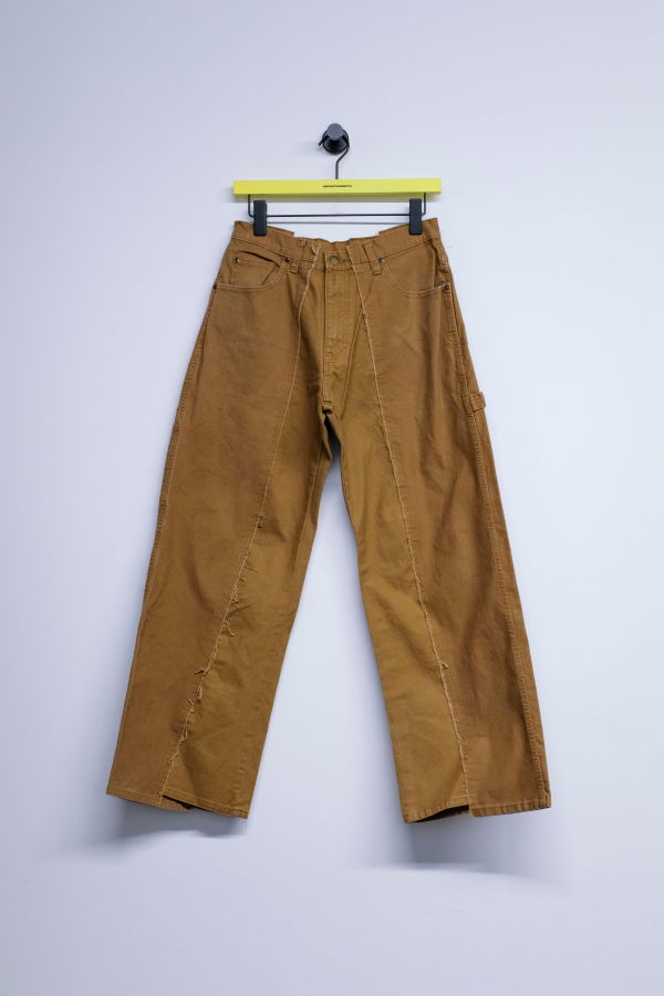 Old Park Duck Baggy Carpenter Pants - Tan