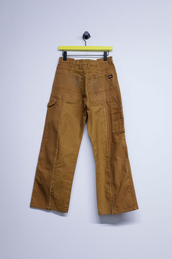 Old Park Duck Baggy Carpenter Pants - Tan