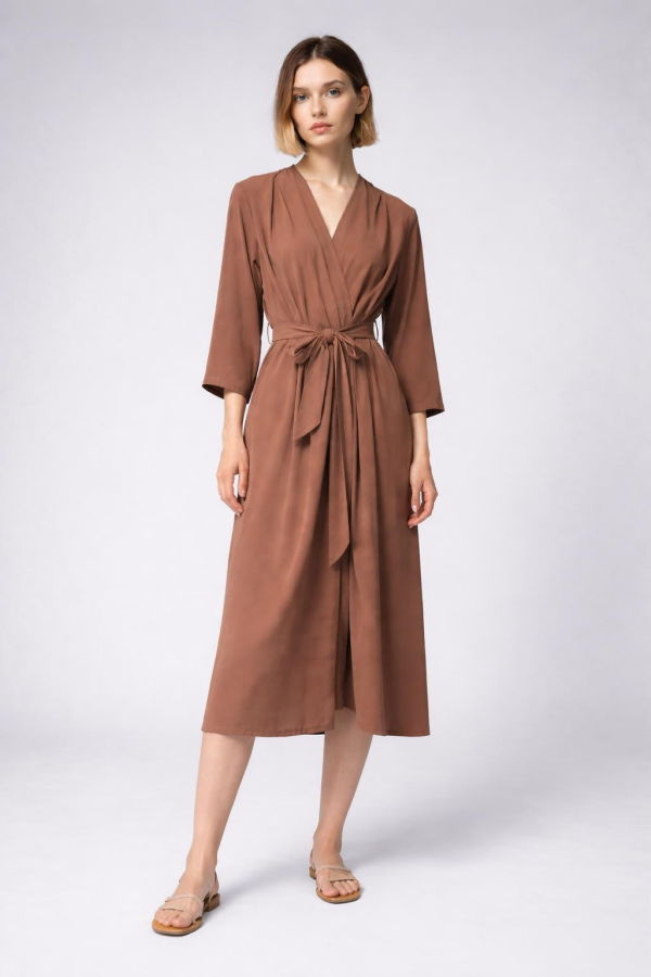 Forte Forte Chic Taffeta Dress - Mousse