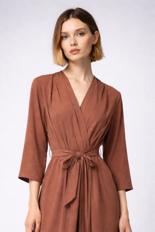 Forte Forte Chic Taffeta Dress - Mousse