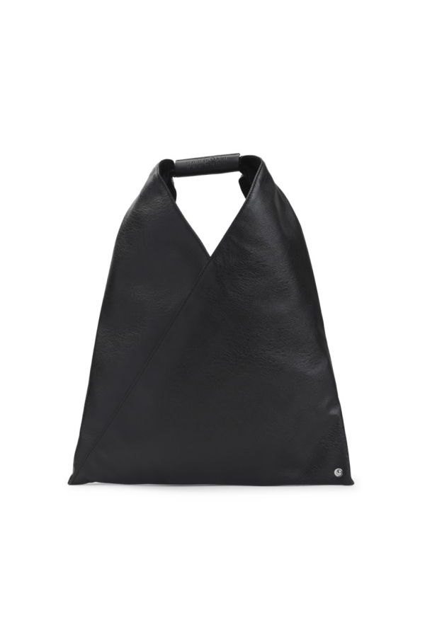 Maison Margiela Triangular Bag With Structured Handle Shoulder Bag - Black
