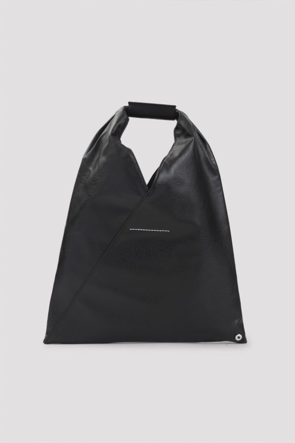 Maison Margiela Triangular Bag With Structured Handle Shoulder Bag - Black