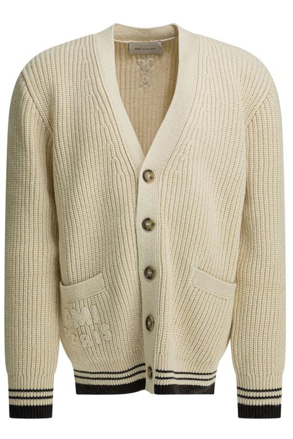 AMI Cardigan - White Cream