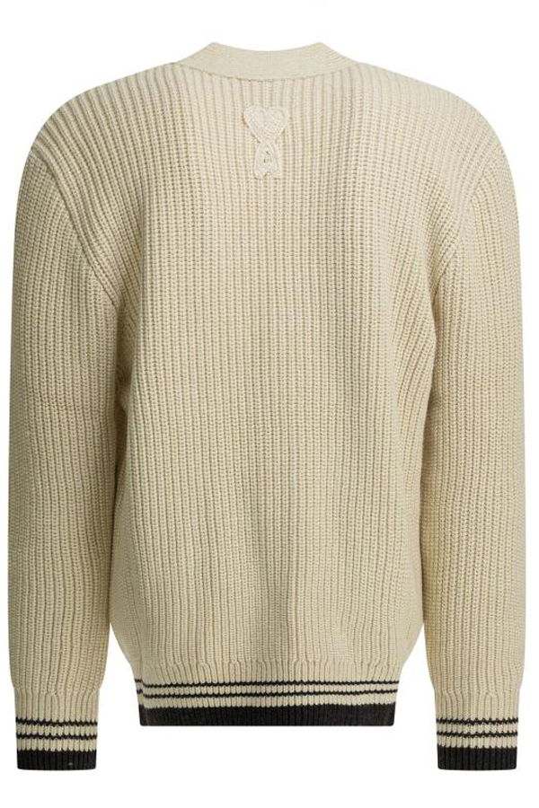 AMI Cardigan - White Cream