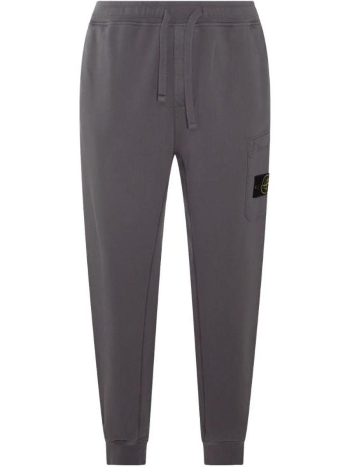 Stone Island Organic Cotton Fleece Regular-Fit Cargo Pocket Jogger - Charcoal - Image 1 of 1