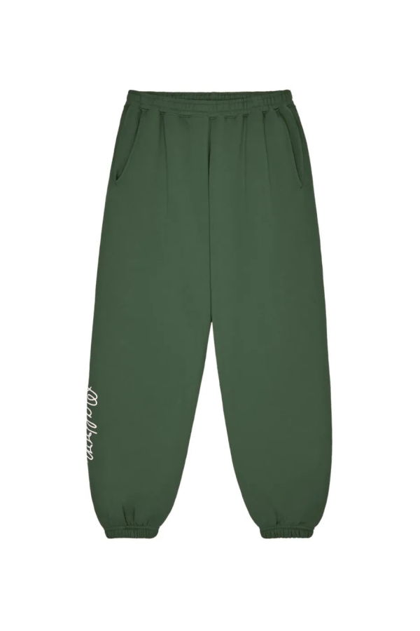 MALBON GOLF Clubhouse Sweatpant Pants - Olivine