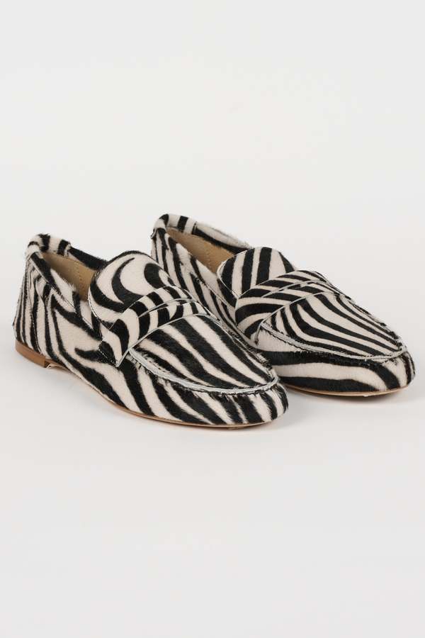 Jamie Haller Penny Loafer Ponyhair Zebra Jamie Haller Penny Loafer Ponyhair Zebra
