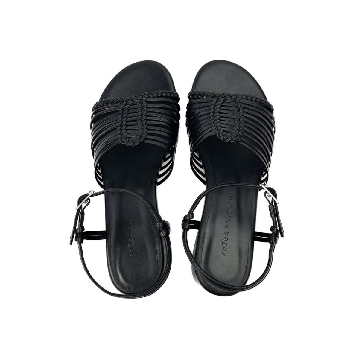 Freda Salvador Judy Woven Block Heel Sandal - Image 8 of 9