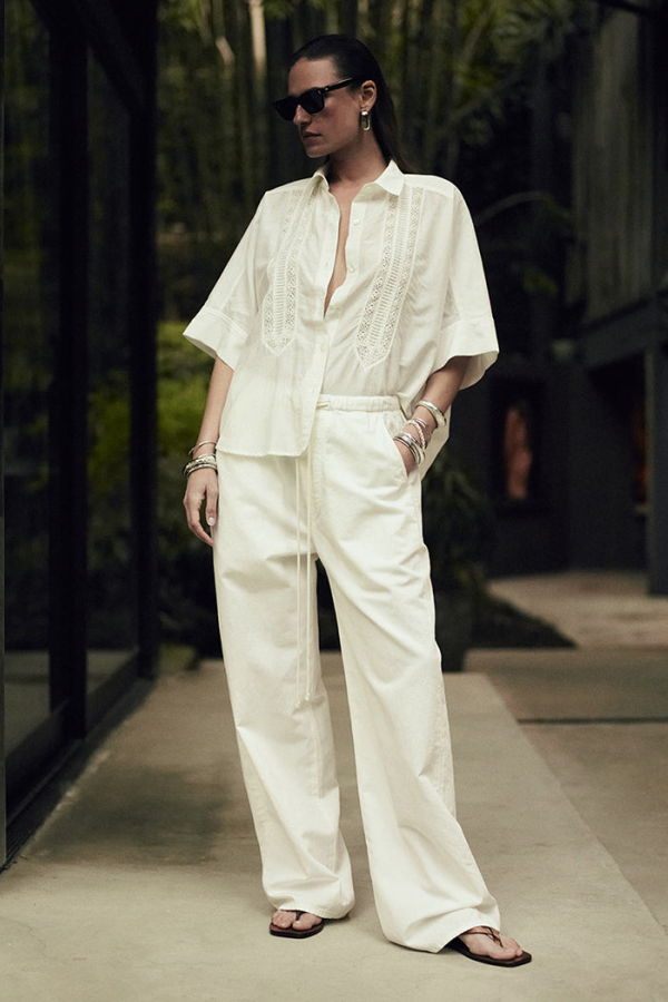 Citizens of Humanity Aurora Pull On Pants - Cream