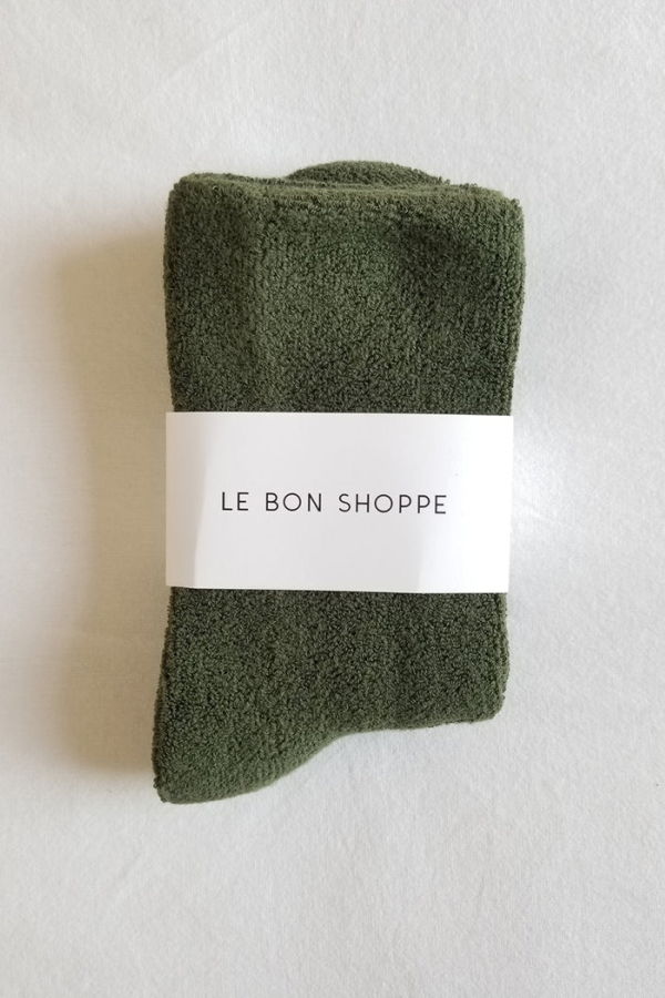 Le Bon Shoppe Cloud Socks - Forest