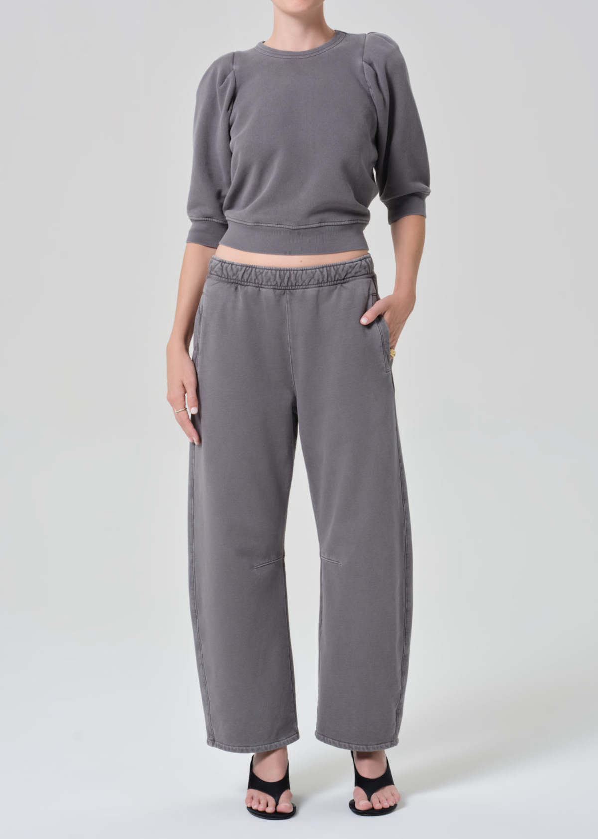 Citizens of Humanity Miro Sweatpant - Dark Grey - Image 3 of 6
