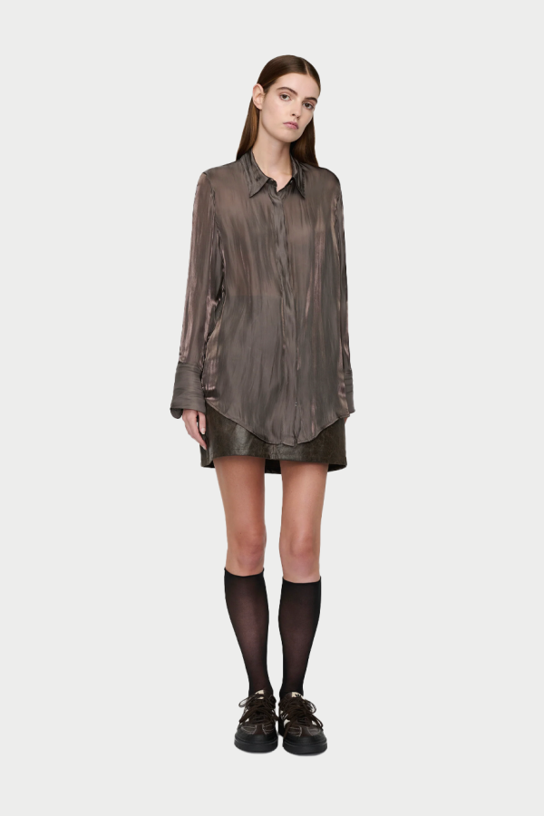 Song for the Mute Long L/S Shirt - Charcoal