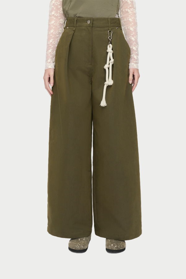 Song for the Mute Super Baggy Pant Pants - Army Green