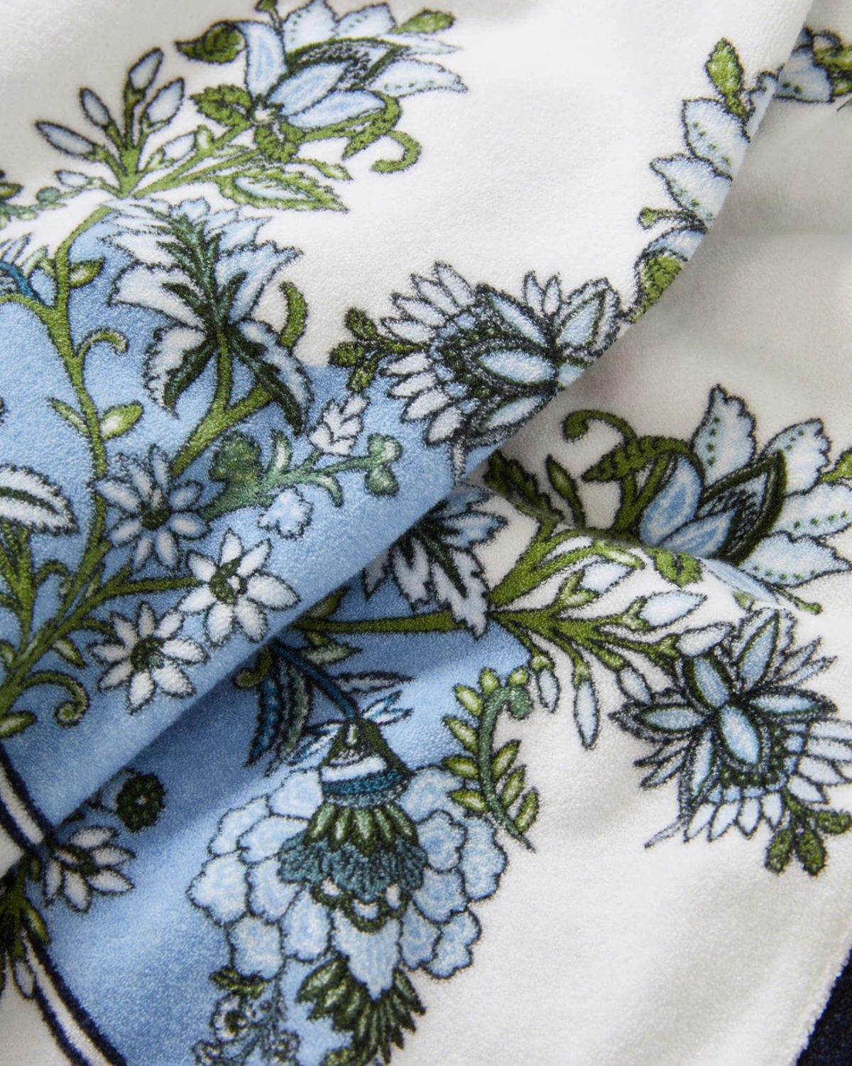 Veronica Beard Briarcliff Terry Tunic Dress - Blue Jay Multi - Image 4 of 7