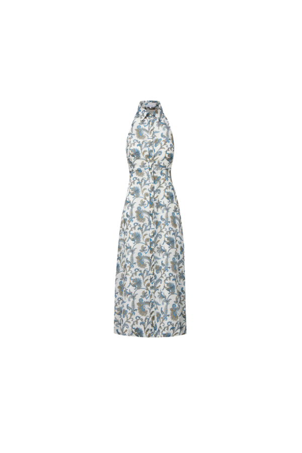 Veronica Beard Mackey Dress - Dove White Multi