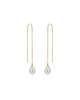 seree Lilith Pearl Thread Earrings - Thumbnail 1