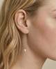 seree Lilith Pearl Thread Earrings - Thumbnail 2