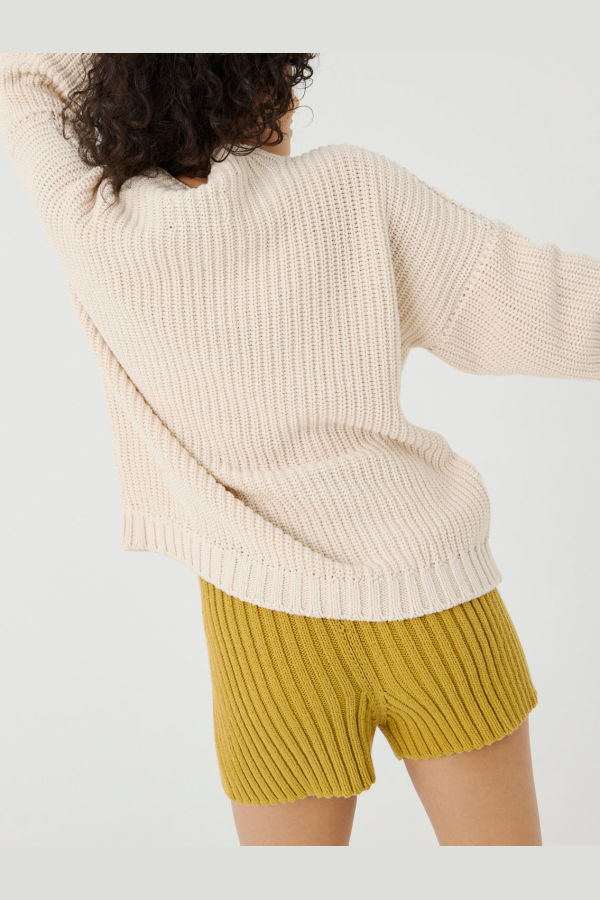 The Knotty Ones Pilnatis Cotton Shorts - Amber Haze