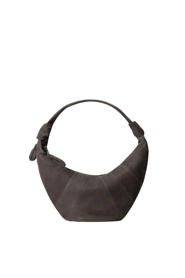 Lemaire Fortune Croissant Bag - Ebony Brown