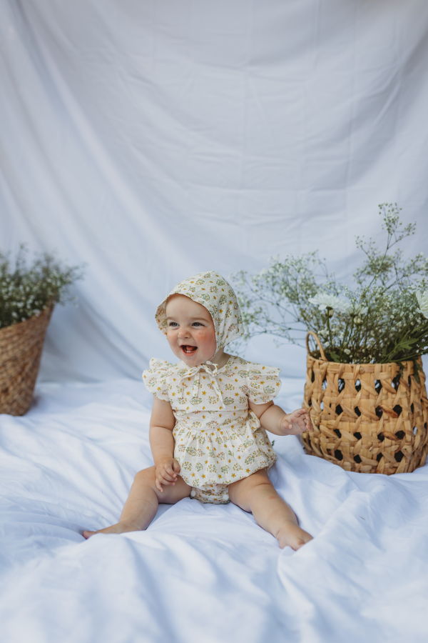 Piper&Cloth Josie Romper - Sunny Blossom