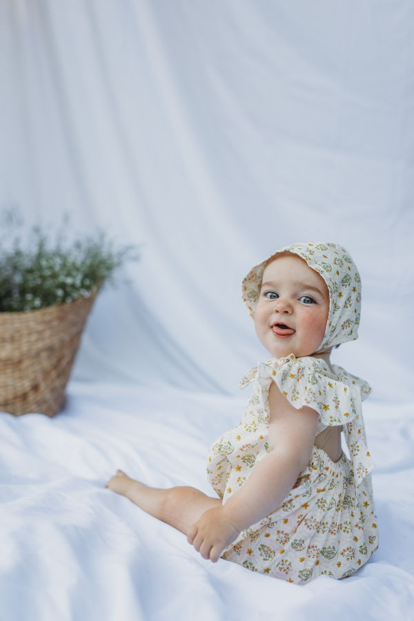 Piper&Cloth Josie Romper - Sunny Blossom