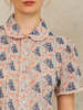 M.A.B.E Aster Print Short Sleeve Top - Thumbnail 2