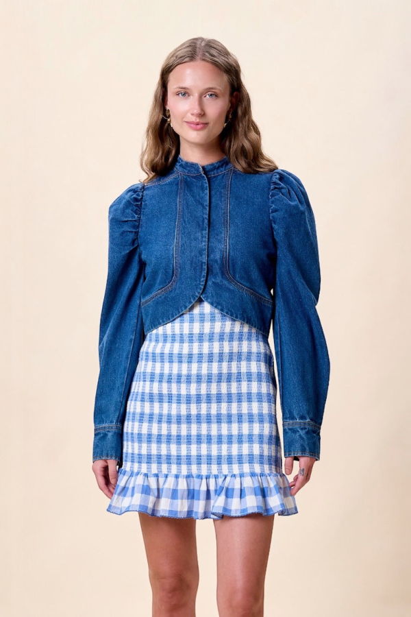 Cleobella Damien Denim Jacket - Medium Denim