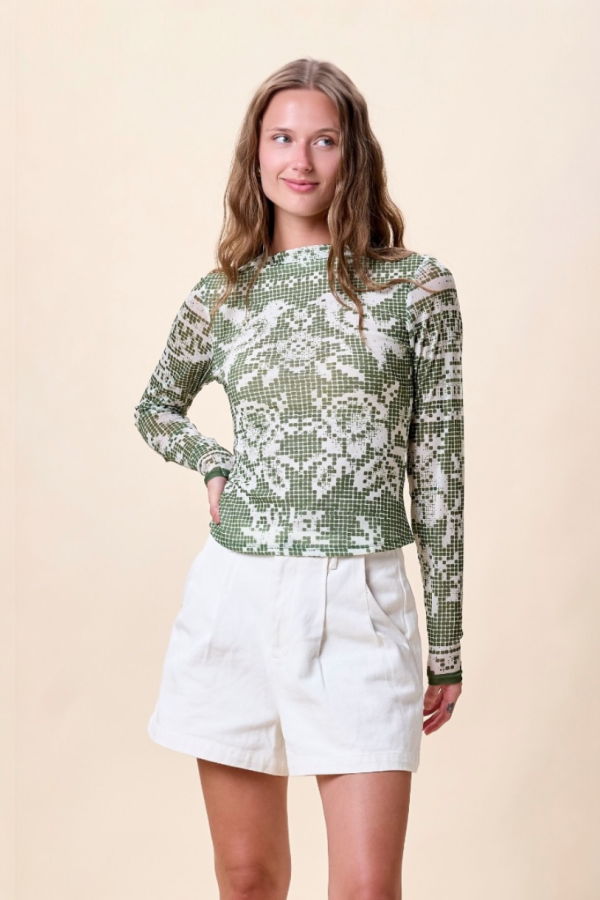 Cleobella Jay Top - Verdant Flight